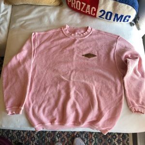 Pink Napa Corded Sweatshirt - M